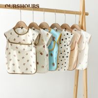 【DT】hot！ Baby Feeding Bib Soft Toddler Sleeveless Apron With Infant Burp Smock Kids