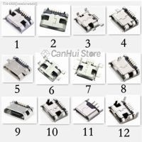 ❅✆♦ 20-60pcs 5 Pin SMT Socket Connector Micro USB Type B Female Placement 12 Models SMD DIP Socket Connector