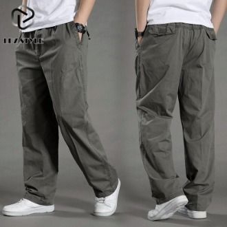 COD M-5XL  กางเกงขายาวผู้ชาย  กางเกงขายาว กางเกง กางเกงขายาวผู้ชายฤดูร้อนลำลองหลวมพลัสไซส์กางเกง