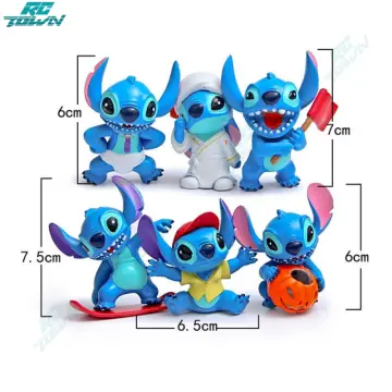Disney 10Pcs/Set Stitch Action Toy Figures Lilo Stitch Doll
