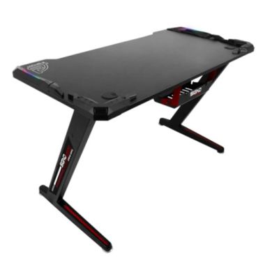 GAMING DESK (โต๊ะเกมมิ่ง) SIGNO ELEMENT GT-100 RGB (BLACK) (ASSEMBLY REQUIRED)