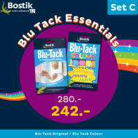 (Set C) Blu Tack Essentials - เซ็ทอุปกรณ์เครื่องเขียน เหมาะกับการใช้งานในโรงเรียน ออฟฟิศ และบ้าน