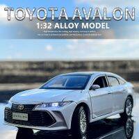 ✅โมเดล1:32ของ TOYOTA Avalon โมเดลรถโลหะผสมและรถของเล่นโมเดลรถของเล่นโลหะจำลองไฟเสียงของขวัญของเล่นสำหรับสะสม