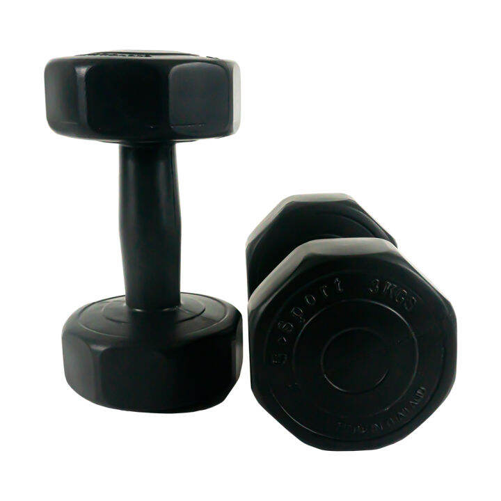 gsports-ดัมเบลพลาสติกสีดำ-3-kg-แพ็คคู่-dumbbell-black-3kg-x-2