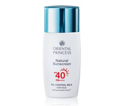 กันแดดสำหรับผิวมันเป็นสิวง่ายORIENTAL PRINCESS ครีมกันแดดผิวหน้า Natural Sunscreen UV Protection For oily Skin SPF40 PA+++ 50 ml.
