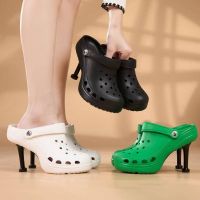 ™ CROCS Balenciaga รองเท้าผ้าใบ ส้นสูง สําหรับผู้หญิง