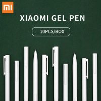 Xiaomi ABS แบบเรียบง่ายปากกาหมึกเจลสีดำขนาด0.5มม. ปากกาเติมสำหรับเครื่องเขียนนักเรียนอุปกรณ์การเรียน