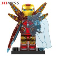 HIMISS ไอรอนแมน MK50มินิฟิกเกอร์อเวนเจอร์สบล็อกตัวต่อ Kids Toys V004