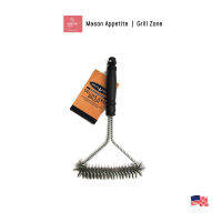 188033 Grill Zone 12" Short Handle Triangle Grill Brush แปรงสามเหลี่ยมขัดเตาย่างกริลโซน แปรงขัดเตา