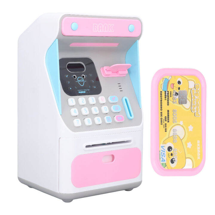 [comebuy88] Kids ATM Savings Money Bank Large Capacity Password Safe ...