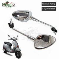 Fit สำหรับ Vespa G GTS LT LX LXV Sprint Primavera 50 125 250 300 GTS300รถจักรยานยนต์สกู๊ตเตอร์ด้านหลังกระจกมองข้างกระจกมองหลัง