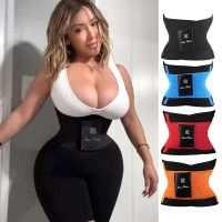 【LZ】 Treinador De Cintura Para Mulheres Perda De Peso Aparador Cinto Esporte Suor Treino Body Shaper Controle De Barriga Suporte Para Costas Faixa Envoltório Espartilho