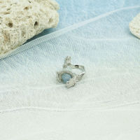 เครื่องประดับ Rock Me Jewelry รุ่น Twist Ocean Ring แหวน ทองเหลือง ประดับพลอย