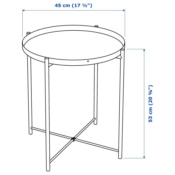 โต๊ะ-โต๊ะกาแฟ-โต๊ะข้าง-โต๊ะวางถาด-ยกถาดออกได้-45x53-ซม-ท็อปโต๊ะแยกชิ้น-ยกขึ้นเพื่อใช้เป็นถาดเสิร์ฟได้ทันที