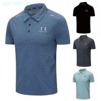 Under Armour Foreign Trade UA Home New Men Breathe Freely Exercise Quick-Drying Short Sleeve T-Shirt Golf Lapel POLO Unlined Upper Garment Of Summer