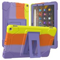 ฝาครอบสำหรับ Amazon Kindle Fire HD 10 2021 10.1เคสแท็บเล็ตผิวเด็กปลอดภัยเกราะเคสโทรศัพท์กันกระแทกเกราะกันกระแทก Kickst