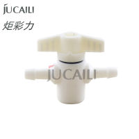 Jucaili 10ชิ้นล็อตเครื่องพิมพ์อิงค์เจ็ท3มม. วาล์วพลาสติกกลุ่มหมึกระบบ2ทางวาล์วสำหรับ ECO ตัวทำละลาย uv เครื่องพิมพ์คู่มือ valvel