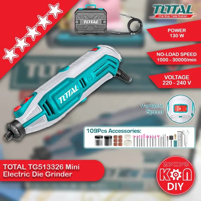 TOTAL Mini grinder 130W (TG513326E)