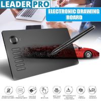 USB LEORY Graphic Tablet 8192 Level Digital Drawing Tablet Electronic Art Drawing Board 10x6 inch Active Area with pen