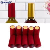 100pcs Heat Shrink Capsules Wine Bottle Capsules Wine Heat Shrinkable Cap Wine Shrink Film Wrap for Straight Mouth Bottle