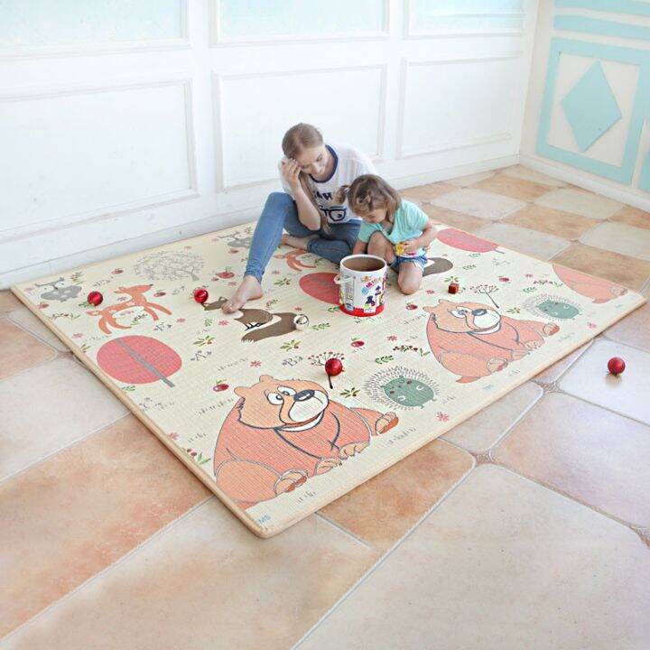 180×200CM Baby blanket Carpet Creeping Reversible Playmat Nons Soft ...