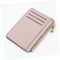 【MSG】Fashion Zipper Card Holder Wallet Litchi Ultra-thin Simple Multi-card Coin Purse Short Clip