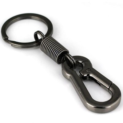 Sturdy Carabiner Key Chain Key Ring Polished Key Chain Spring Key Chain Business Waist Key Chain