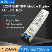 โมดูลกิตาบิกมินิ Gbic SFP โมดูลเดียวดูเพล็กซ์ LC ไฟเบอร์ออปติคัล1.25G 1310Nm G ใช้งานร่วมกันได้กับ Cisco 3 ~ 120กม./Mikrotik SFP