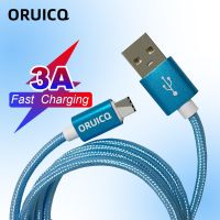 Fast Charging Type C USB C Cable 1m 2m 3m Nylon Cable For iPhone 13 12 Xiaomi Huawei Samsung iPad Vivo For iphone charger Cable