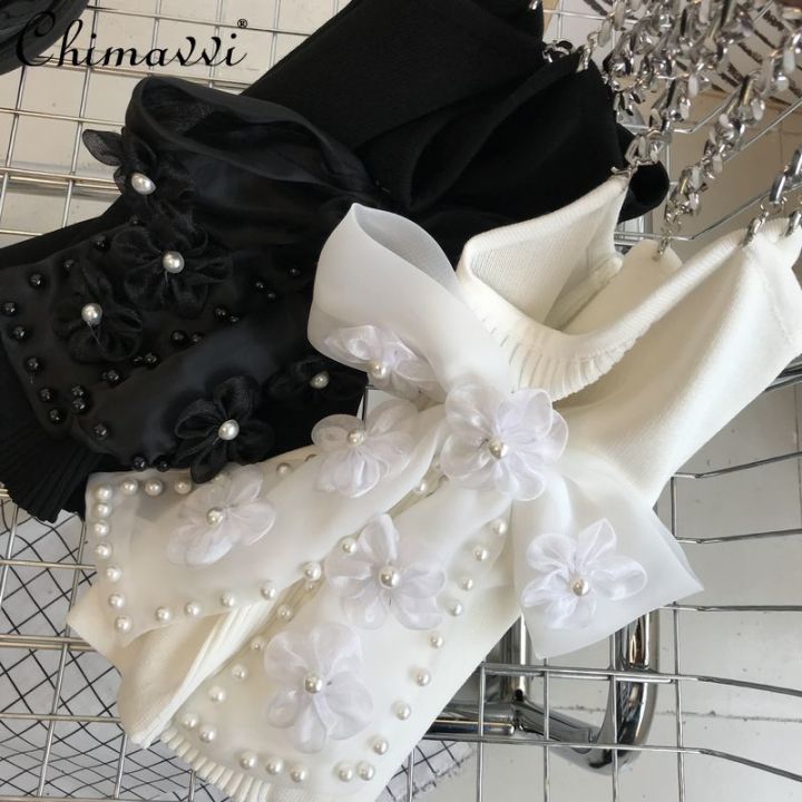 2022-spring-clothes-new-korean-style-fashionable-design-lace-bow-vest-slim-fit-temperament-camisole-top-for-women-all-match