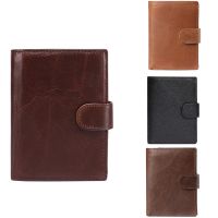 Mens Wallet Rfid Multi-Card Casual Retro Leather Wallet Capacity Clutch Purse