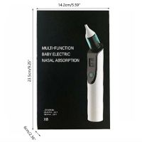 Baby Nasal Aspirator Electric Blackhead Remover Adjustable Settings Nose Cleaner Snot Sucker with LCD Screen Reusable