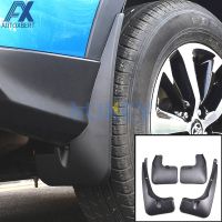 AX สำหรับ Facelifted Toyota RAV4 2016 -2018 Mudflaps Splash Guards Mud Flap Mudguards Fender ชุดแม่พิมพ์รถโคลน Flaps อุปกรณ์เสริม