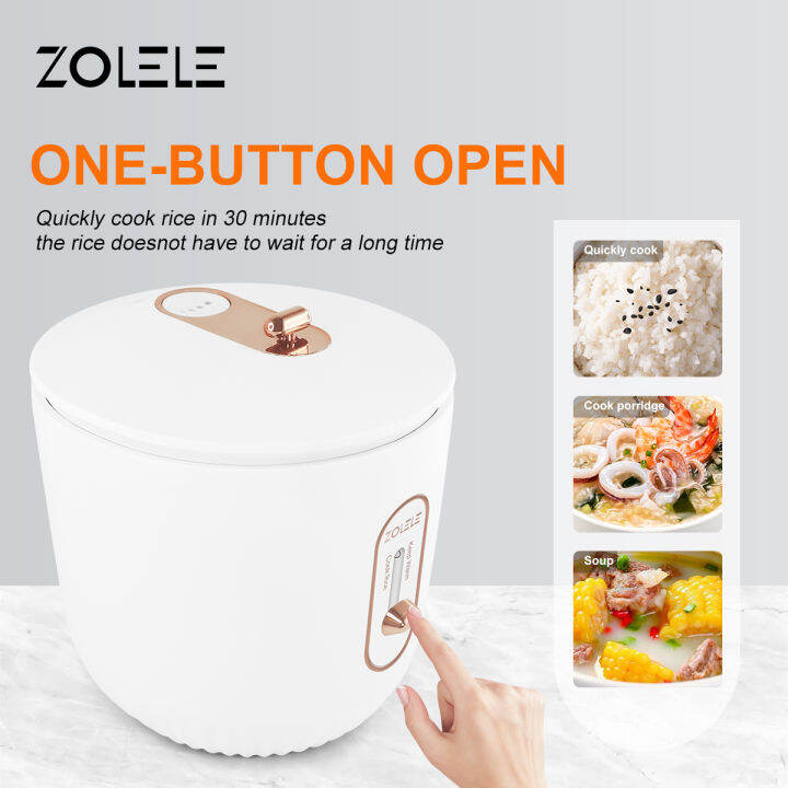 ZOLELE 1.6L Fully Automatic Rice Cooker Mechanical Oval Rice Cooker