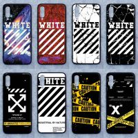 เคส Samsung  A70  ลาย WHITE  ขอบนิ่มหลังแข็ง เคสมือถือ เคสโทรศัพท์ Case