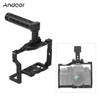 Andoer G85อลูมิเนียมอัลลอยด์กล้อง Cage Top Handle Kit 14 "และ38" รูยึดสำหรับ Panasonic G85G80 ILDC กล้อง