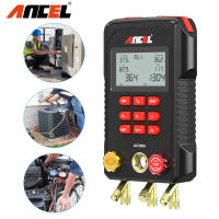 Ancel AC3000 Koeling Digitale Manometer Meter Hvac Gereedschap Vacuüm Druk Temperatuur Tester สำหรับเครื่องวัดเครื่องปรับอากาศ