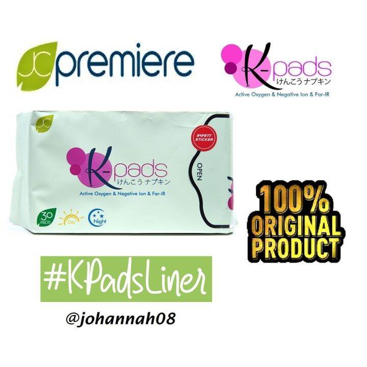 Original Kpads Negative Ion Pantyliner Lazada PH