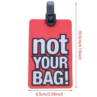 hot！【DT】☁❀❃  Not Your TName Address ID Holder ravel Accessories Luggage Tags Suitcase Label