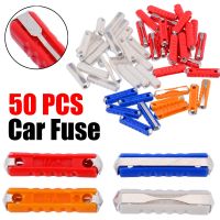 [HOT] 50Pcs/Set Classic Car Auto Fuses Kit Ceramic Continental Car Fuse Torpedo Bullet Assorted Box Continental Fuses 5A 8A 16A 25A