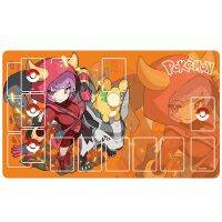 เสื่อการ์ดเกม PTCG Pokemon ขนาด60*35*0.2ซม. เสื่อสำหรับต่อสู้กับปิกาจู Raichu Mewtwo โปเกมอน Gengar เทรนเนอร์อนิเมะของเล่นของขวัญ