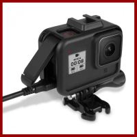 ถูกที่สุด!!! TELESIN Frame Gopro Hero8BLACK เปิดฝาชาร์ตแบตได้. ##กล้องถ่ายรูป ถ่ายภาพ ฟิล์ม อุปกรณ์กล้อง สายชาร์จ แท่นชาร์จ Camera Adapter Battery อะไหล่กล้อง เคส