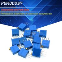 ✷☒ↂ 10PCS 3296W-1-501LF 3296W 500 ohm 501 3296W-1-501 3296W-501 W501 Trimpot Trimmer Potentiometer