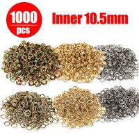 1000pcs/Bag Inner Diameter 10.5mm Metal Eyelet Grommets 500pcs Grommet Round Eye Rings for Shoes Bag Clothing Leather Belt  Pliers