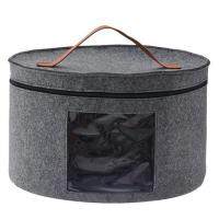 Travel Hat Case Round Hat Boxes with Lids Hat Holder Box Stuffed Animal Toy Storage Bin Transparent Window Hat Storage for Blankets Clothes Felt Hats good