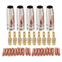 35Pcs 15AK Welding Torch Consumables MIG Torch Gas Nozzle Tip Holder of 15AK MIG Welding Torch