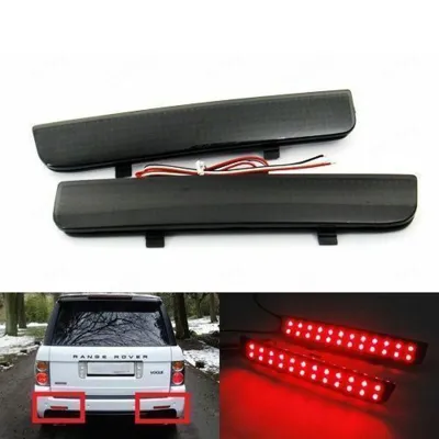 Car Smoked Bumper Reflector LED for Land Rover Range Rover L322 LR2 Tail Brake Stop Light