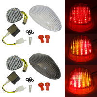 E-Mark Motorcycle LED Integrated Blinker Taillight Rear Back Tail Brake Stop Turn Signals Indicator Light Lamp For KAWASAKI Vulcan VN 900 VN900 Classic LT Custom 2006-2022 / Vulcan VN 1500 1600 VN1500 VN1600 Mean Streak 2002-2008 P/N 23025-0025