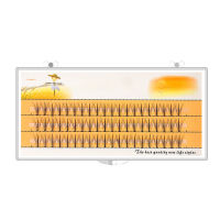 AWEI1 1กล่องขนตาปลอมที่สมบูรณ์แบบที่เหมาะสมความเหนียวที่ดี3D ผลสมจริงจำลองสาวแต่งหน้าเครื่องมือไฟเบอร์เดี่ยวคลัสเตอร์ขนตาปลอมชุดสำหรับผู้หญิงหนาขนตาปลอม