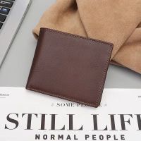 Genuine Leather Men Short Wallet Vintage Wallet Men With Coin Pocket Short Wallet For Men Credit Card Holders Man Purse Wallets